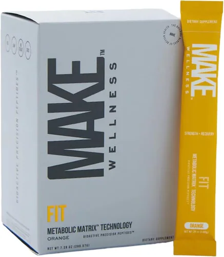 FIT Peptides | 30 sobres | Apoya la recuperación muscular y el tono | Ayuda a reducir las molestias después del ejercicio | Vitamina D3 y glicinato