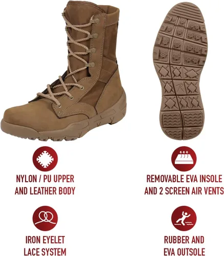 Miniatura 3 de Rothco Botas tácticas ligeras V-Max para hombre