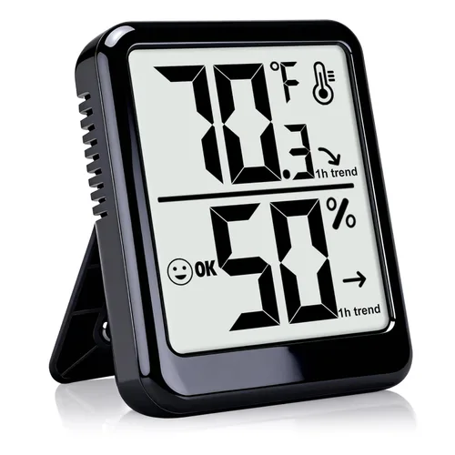 Termómetro de habitación higrómetro de interior, medidor de humedad, medidor digital de temperatura y humedad, monitor para hogar, oficina, casa,