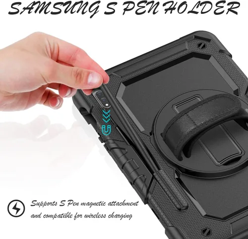 Miniatura 7 de Funda para Samsung Galaxy Tab S8/S7 de 11 pulgadas 5G Funda para Tableta 2022/2020, [con Protector de Pantalla de Vidrio Templado], Soporte