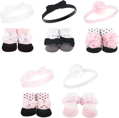 Miniatura 28 de Hudson Baby Conjunto de regalo de diadema y calcetines para niña Calabaza