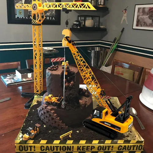Miniatura 4 de Gemini&Genius Juguetes de grúa para niños, vehículos de construcción, grúa, equipo de construcción de juguete de camión, regalo ideal para niños