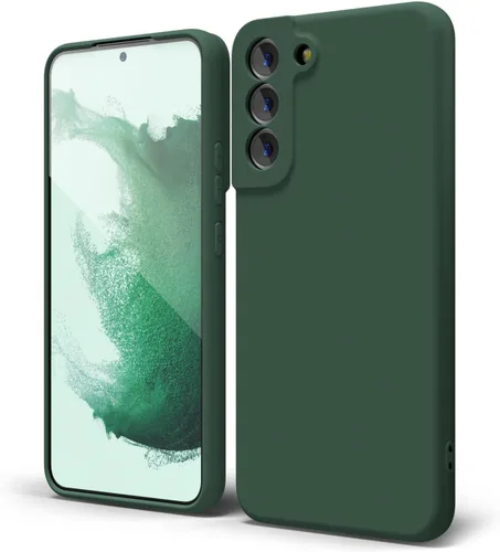 Miniatura 257 de oakxco Funda para teléfono Samsung Galaxy S21 Ultra con agarre de silicona líquida, bonita funda delgada y delgada de goma suave de TPU lisa