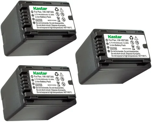 Miniatura 4 de Kastar Batería de repuesto VW-VBT380 para Panasonic HC-V550K, HC-V620M, HC-V710, HC-V720, HC-V720M, HC-V720GK, HC-V720MGK, HC-V720K, HC-V750