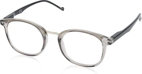 Miniatura 7 de In Style Eyes Gafas de lectura modernas, montura completa, estilo ovalado clásico, marco ligero con bisagras de resorte de metal, color negro, 1.0 x