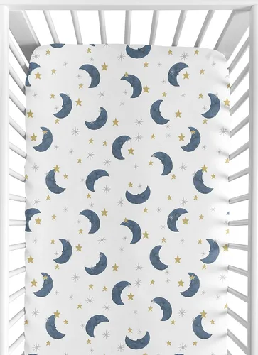 Miniatura 14 de Sábana bajera ajustable para cuna de árbol triangular en blanco y negro para Bear Mountain Colección de acuarela por Sweet Jojo Designs Árbol Geo
