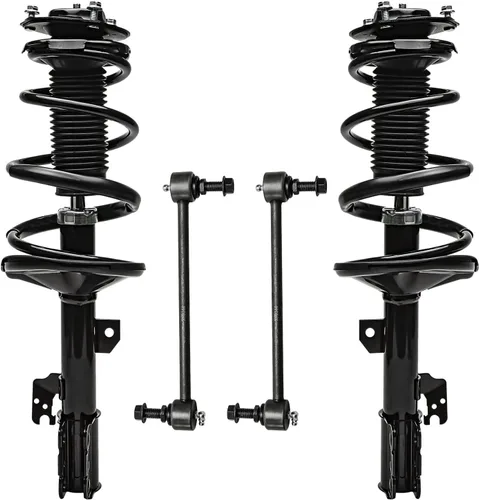 Miniatura 12 de Detroit Axle - Kit de puntales delanteros para Jeep Grand Cherokee 2005-2010 2006-2010 Commander 2007 2008 2009, 2 montajes rápidos de 2 barras