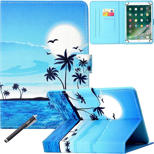 Miniatura 16 de NewShine - Funda universal para tablet de 7.9 a 8.5 pulgadas, funda de piel sintética para iPad mini 1/2/3/4, Galaxy Tab 3/4/Note 8.0, Amazon Kindle