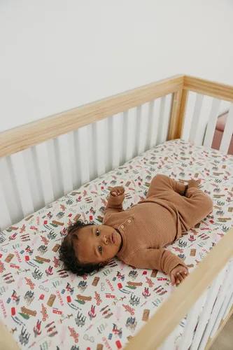 Miniatura 4 de Copper Pearl: Sábanas de punto prémium para cuna de bebé para niños y niñas: transpirables y suaves, sábanas ajustables para colchones de bebé
