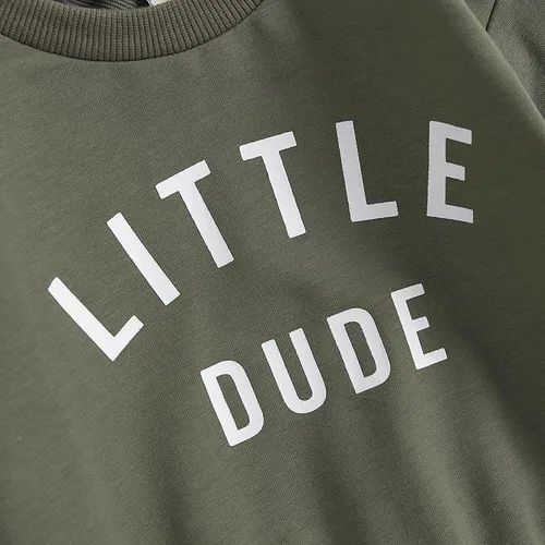 Miniatura 5 de Conjunto de sudadera de manga larga para bebé, ropa de otoño e invierno