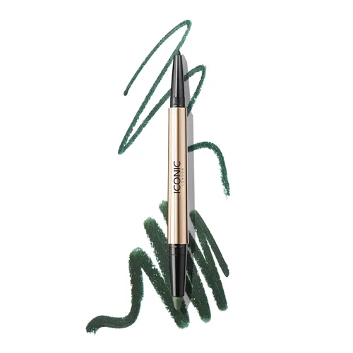 Miniatura 8 de ICONIC LONDON Smokey Eye Duo Delineador de ojos Cremoso, fácil de mezclar, lápiz delineador de ojos 2 en 1, resistente al agua, libre de crueldad