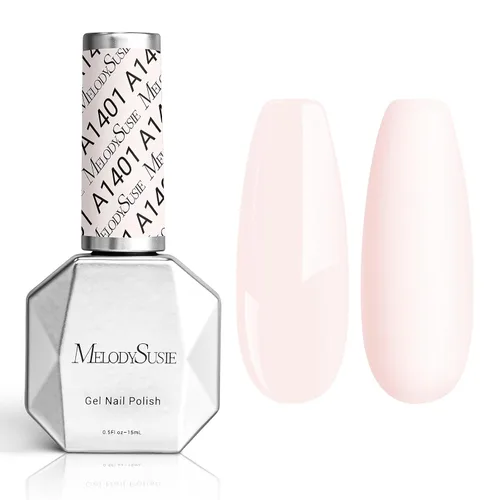 Miniatura 15 de MelodySusie Esmalte de uñas de gel grueso color rosa nude, 0.5 fl oz removible con remojo UV LED Funny Bunny esmalte de gel rosa, regalo de Navidad