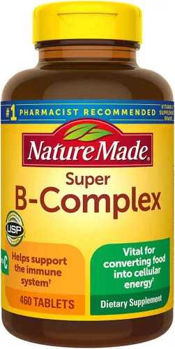 Miniatura 7 de Nature Made Super B-Complejo con Vitamina C y Ácido Fólico, 60 Tabletas