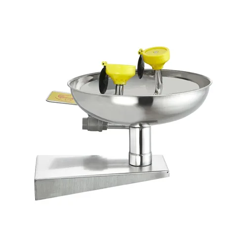 Miniatura 11 de VEVOR Estación de lavado de ojos de emergencia, unidad de lavado de ojos montada en pared de acero inoxidable, lavabo de primeros auxilios para ojos