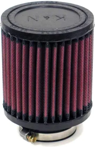 K&N Filtro de aire universal con abrazadera original de alto flujo de por vida: alto rendimiento, premium, lavable: diámetro de brida: 2.0625
