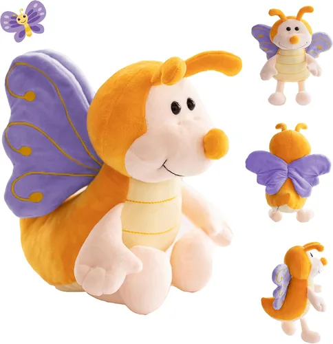 Miniatura 3 de Lindos animales de peluche de abejorro súper suaves de abeja amarilla, peluches de abeja con alas de abeja de miel, juguete de animal para niños