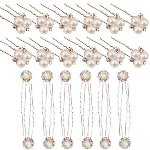 Accesorios para el cabello para mujer, juego de horquillas de boda, joyería para mujer, flor plateada, pinzas de perlas, novias, tocados, damas de