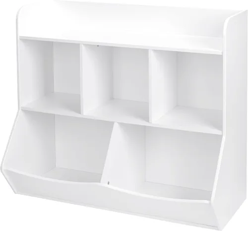 Miniatura 9 de UTEX - Organizador para almacenamiento de juguetes con estantería, varios contenedores para libros, juguetes, organizador de almacenamiento