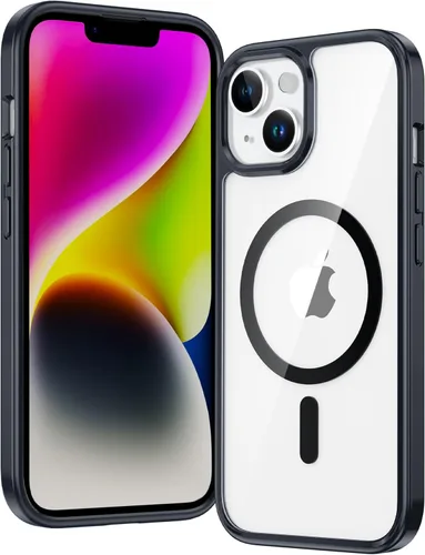 Miniatura 1757 de FNTCASE Funda para iPhone 13 Pro-Max: Fundas magnéticas transparentes compatibles con Magsafe Slim anti amarillamiento protección contra caídas