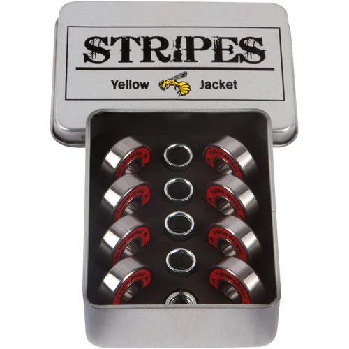 Miniatura 18 de Yellow Jacket - Rodamientos premium para patineta y longboard, profesionales, 608, ABEC 9, naranja tropical (paquete de 8)