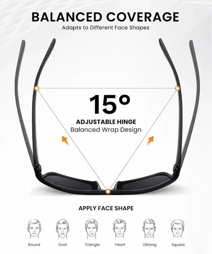 Miniatura 6 de Gafas de sol polarizadas para hombre, gafas de sol clásicas para mujer, protección UV para pesca, conducción, golf