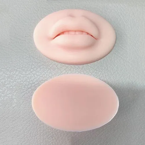 Miniatura 3 de Hipifans 3 labios falsos 3D, labios de silicona para práctica de maquillaje, labios suaves de práctica de tatuajes, modelo para suministros de 3