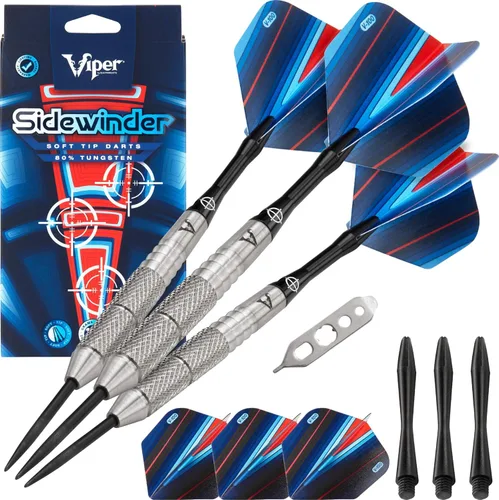Miniatura 15 de Viper Sidewinder 80% tungsteno punta de acero dardos
