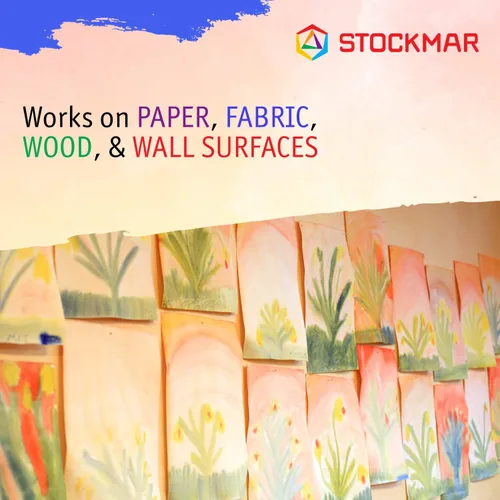 Miniatura 5 de Stockmar Juego de pintura de acuarela, incluye rojo carmín, amarillo limón, azul ultramarino, pintura lavable para niños, estudiantes y artistas