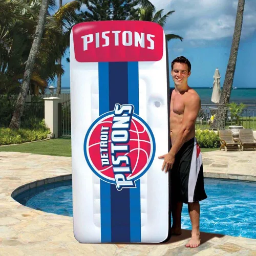 Miniatura 14 de Poolmaster NBA - Tumbona inflable grande para colchón de piscina Magia de Orlando