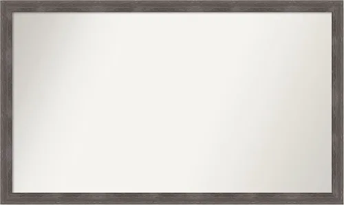 Miniatura 386 de Amanti Art Espejo personalizado, espejo de baño gris plomo a rayas, espejo de pared o espejo de tocador de baño sobre el fregadero