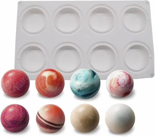 Miniatura 2 de mostsom Molde de silicona para galletas oreo redondas de chocolate, molde de silicona de grado alimenticio antiadherente para galletas, oreos