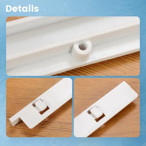 Miniatura 4 de HECASA 240530701 - Percha para frigorífico (derecha), riel deslizante compatible con Frigidaire Refrigerador Reemplazo para AP2116590 240460501