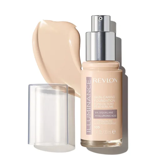 Miniatura 28 de Revlon Illuminance - Base líquida para el cuidado de la piel, ácido hialurónico, fórmula hidratante y nutritiva con cobertura media, bronceado claro