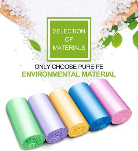 FORID - Bolsas de basura pequeñas medianas de 8 galones y bolsas de basura FORID de 4 galones, 300 unidades en 10 rollos, bolsas pequeñas duraderas