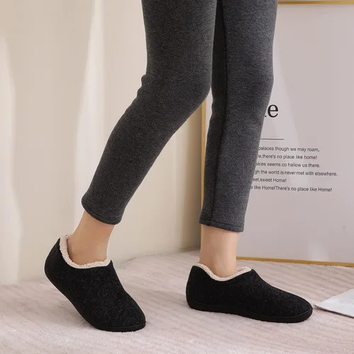 Miniatura 6 de Leisurely Pace Pantuflas de invierno de espuma viscoelástica para mujer espalda cerrada forro polar pantuflas para interiores y exteriores