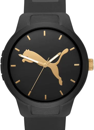 Miniatura 2 de PUMA His & Hers Reset V2 - Juego de relojes de tres manecillas (modelo P5111SET), Negro