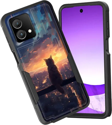 Miniatura 165 de Funda protectora para Motorola Moto G Stylus 5G 2025/Moto G Stylus 5G 2026, funda protectora híbrida de doble capa resistente a prueba de golpes