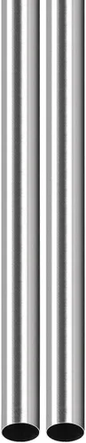 Miniatura 14 de DTGN Tubo de acero inoxidable 304 de 0.394 in x 0.016 in x 9.843 in (ODxWall TxL) - Paquete de 2 - Bueno para equipos de maquinaria - Tubería