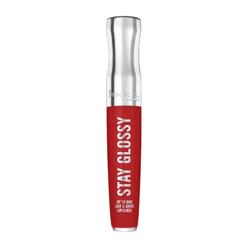 Miniatura 41 de Rimmel Stay Glossy Brillo de labios - Fórmula ligera y no pegajosa para color y brillo de labios - 130 Blushing Belgraves,.18oz Belgraves sonrojados