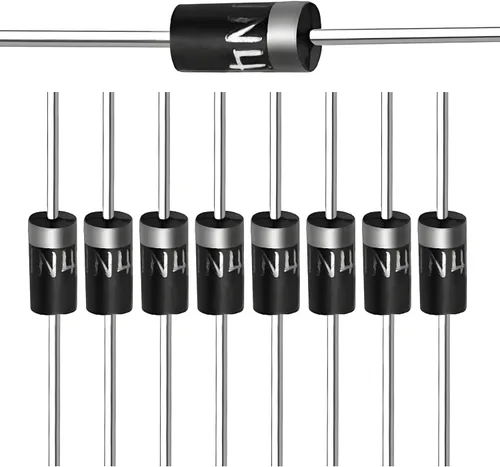 Miniatura 19 de Chanzon 1N4148 Diodos de conmutación rápida de señal pequeña axial de alta velocidad 200mA 100V DO-35 (DO-204AH) IN4148 Diodos de silicio