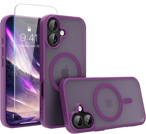 Miniatura 26 de Funda Translúcida Mate para iPhone 11, [Protección contra Caídas de Grado Militar de 10 Pies] Parachoques Protector Delgado Duradero Resistente a