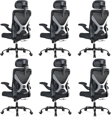 Miniatura 19 de Ergalithic Silla de oficina ergonómica – Silla de escritorio para computadora en forma de X cómoda, silla de juegos, silla de oficina con soporte