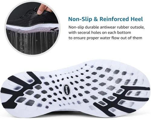 Miniatura 4 de Racqua Zapatos de agua de malla transpirable para mujeres y hombres