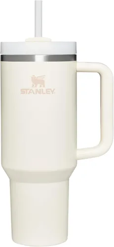 Miniatura 203 de STANLEY Quencher H2.0 Vaso Térmico con asa y pajilla, 64 onzas, tapa Flowstate de 3 posiciones, gran capacidad para viajes y deportes, vaso de acero