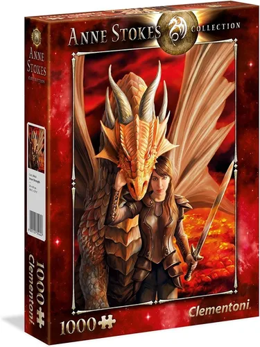 Clementoni - 39464 - Colección Anne Stokes - Rompecabezas de fuerza interior para adultos y niños - 1000 piezas