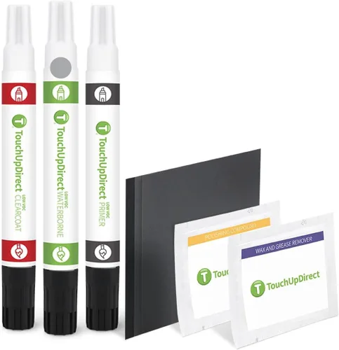 Miniatura 250 de TouchUpDirect NH-578 Taffeta White compatible con Pintura de retoque Honda Exact Match en aerosol - Kit esencial Tafetán Blanco