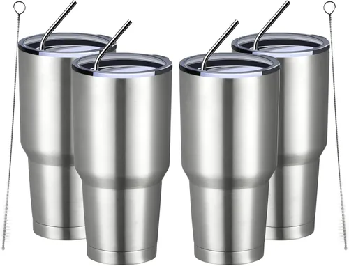 Meway vaso para café de 30 onzas Plateado