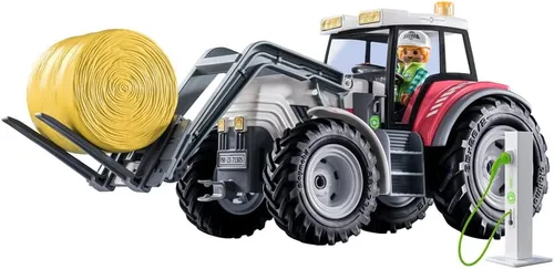 Miniatura 7 de Playmobil Tractor grande con accesorios