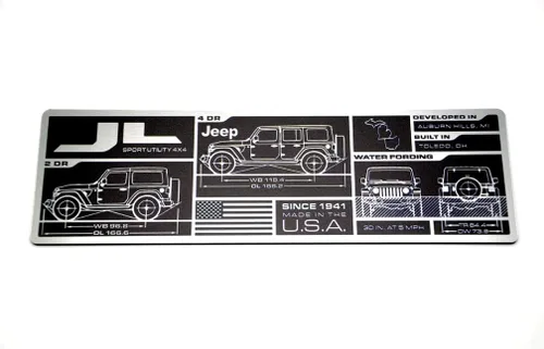 Miniatura 7 de Placa de datos Jeep® (Gladiator JT)