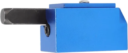 Miniatura 5 de Fdit Cincel de esquina, ángulo recto de esquina de madera cincel herramienta de cuadratura para ranurar (azul)